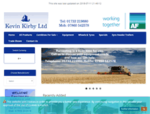 Tablet Screenshot of kevinkirby.com